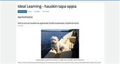 Desktop Screenshot of ideallearning.fi