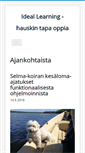 Mobile Screenshot of ideallearning.fi